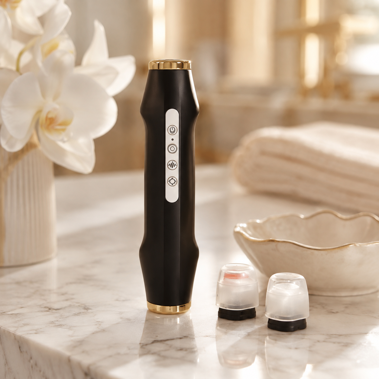 EternaSkin LumiOxy CO2 oxygen facial pen with serum capsules
